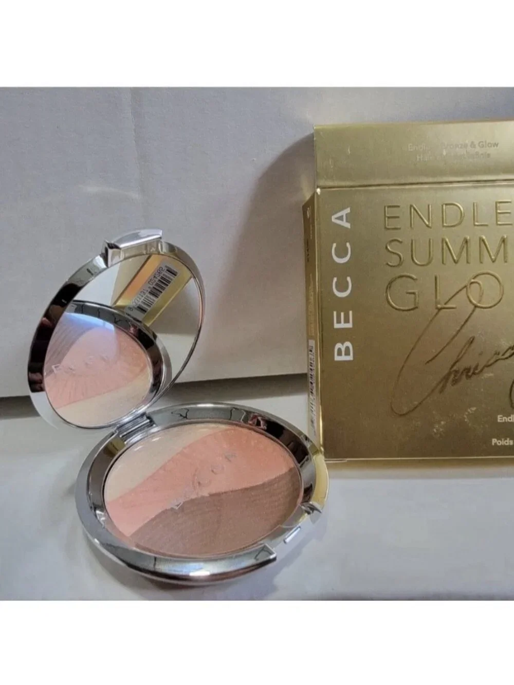 BECCA X Chrissy Teigen ENDLESS SUMMER Bronze and Glow .25 oz